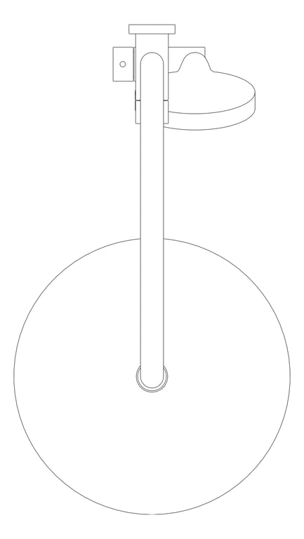 Plan Image of Shower Twin Nero Opal AirShowerII