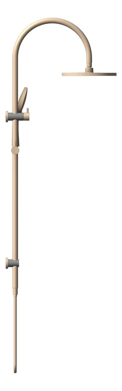 Left Image of Shower Twin Nero Opal