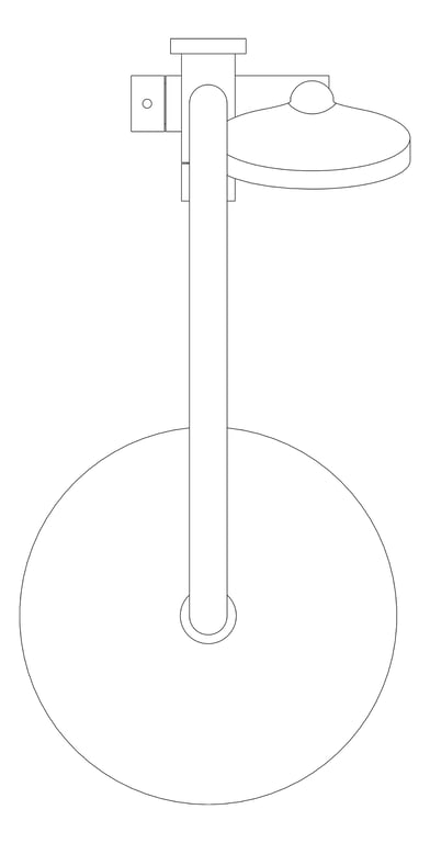 Plan Image of Shower Twin Nero Opal