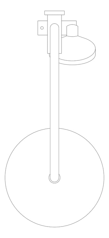 Plan Image of Shower Twin Nero