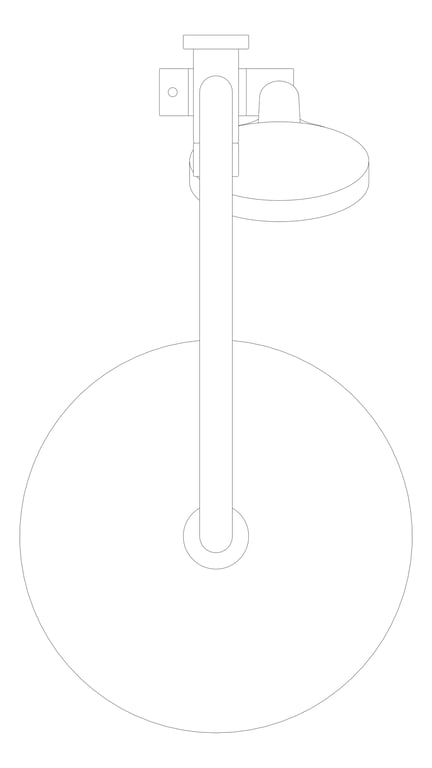 Plan Image of Shower Twin Nero Serenity