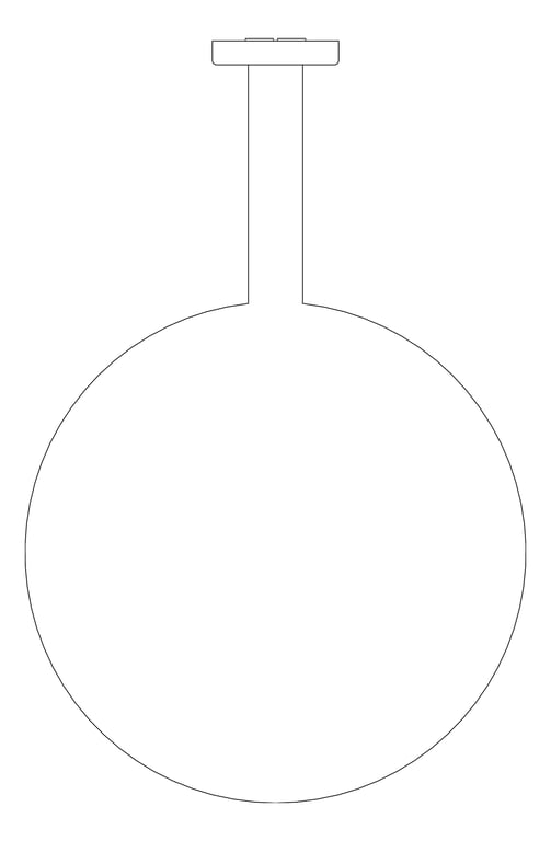 Plan Image of Shower Wall Nero AirShower RoundArm 230mmHead