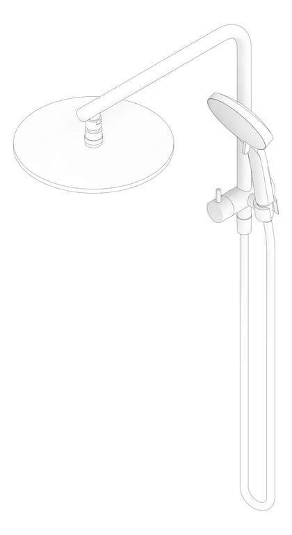 3D Documentation Image of Shower Wall Nero Mecca