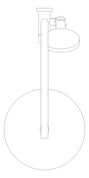 Plan Image of Shower Wall Nero Mecca