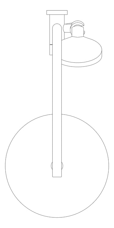 Plan Image of Shower Wall Nero Mecca