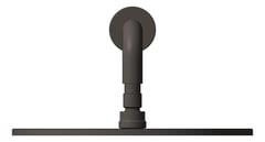Front Image of Shower Wall Nero RoundArm RoundRose