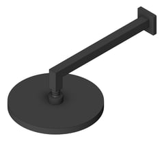3D Shaded Image of Shower Wall Nero Round