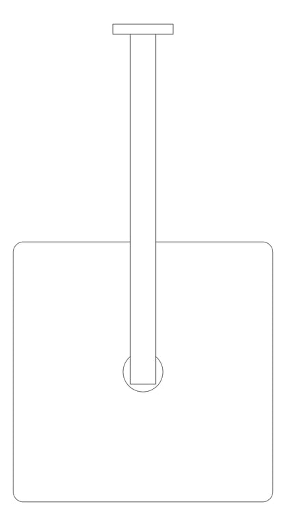 Plan Image of Shower Wall Nero Square
