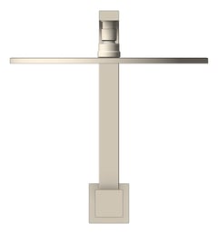 Front Image of Shower Wall Nero SviwelArm Square