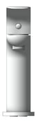 Front Image of MixerSet Basin Nero ElginCare