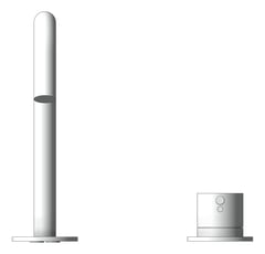 Front Image of MixerSet Basin Nero Mecca Edge