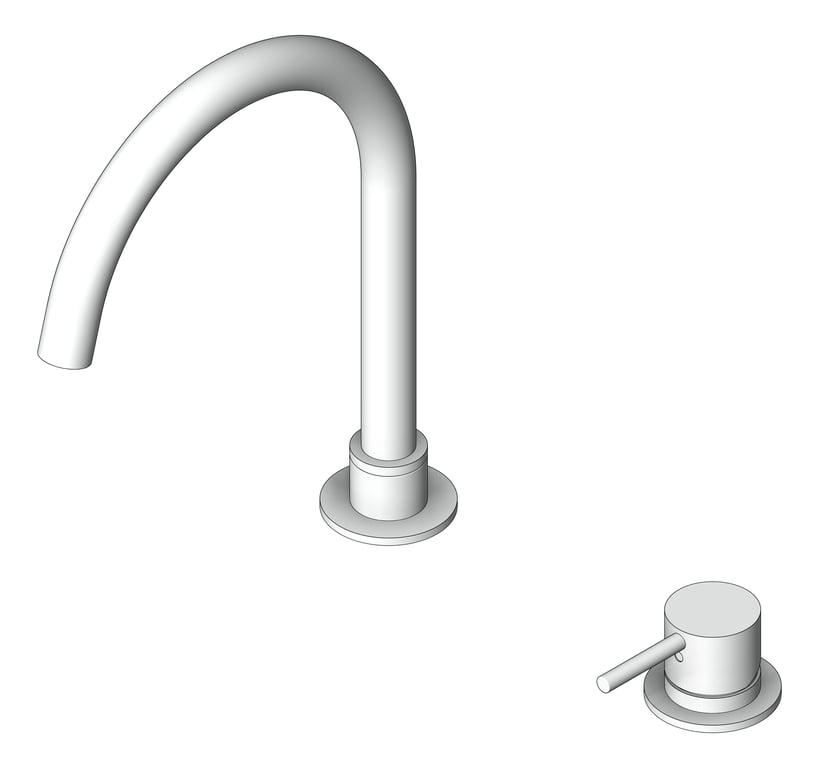 Navigate to MixerSet Basin Nero Mecca Swivel Round