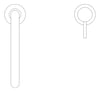 Plan Image of MixerSet Basin Nero Mecca Swivel Round