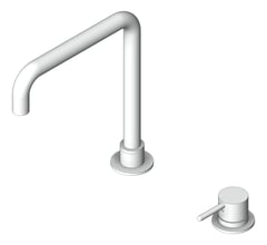 3D Shaded Image of MixerSet Basin Nero Mecca Swivel Square