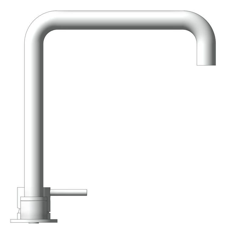 Left Image of MixerSet Basin Nero Mecca Swivel Square