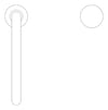 Plan Image of MixerSet Basin Nero Opal Progressive Tall