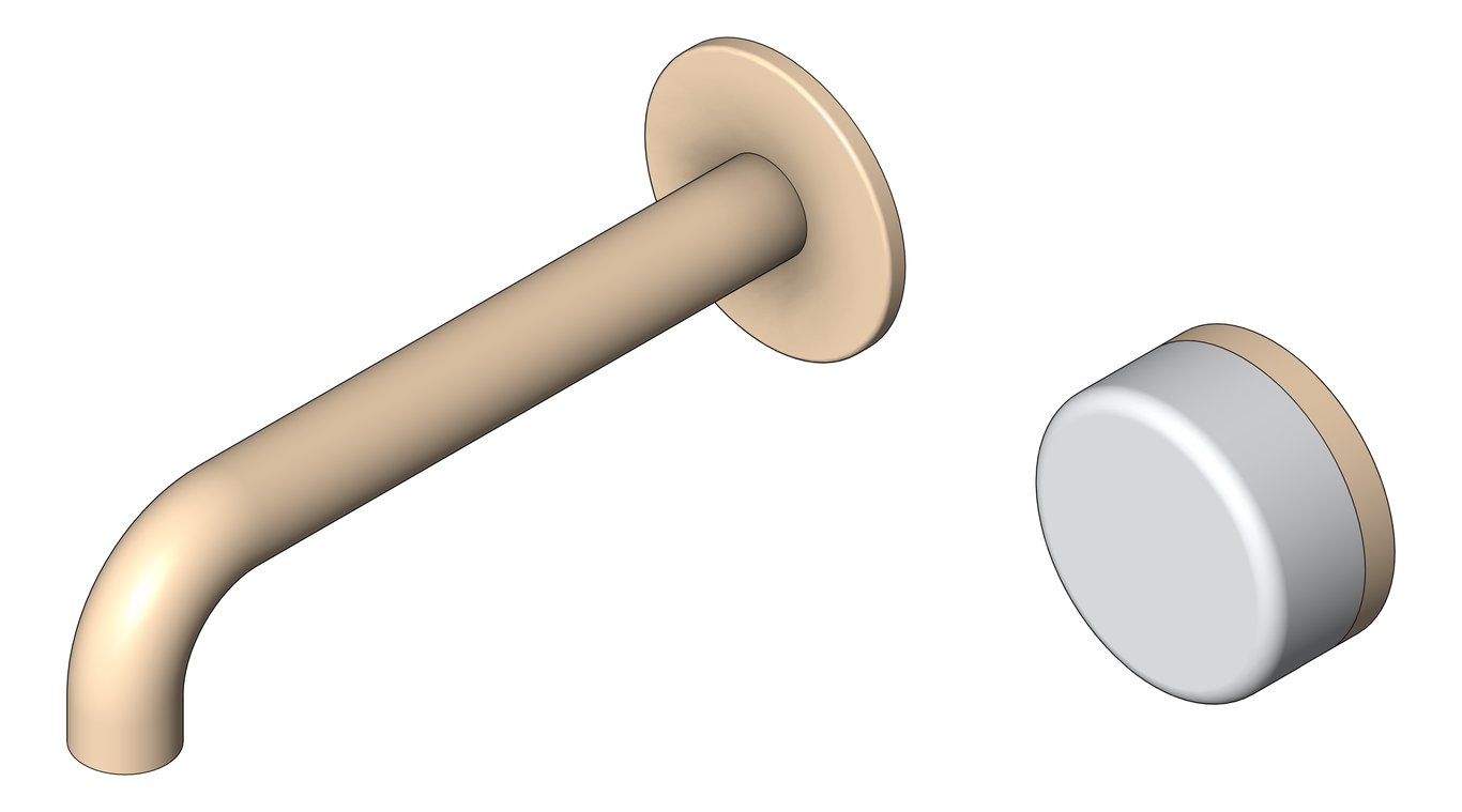 Image of MixerSet Basin Nero Serenity Progressive