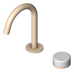 3D Shaded Image of MixerSet Basin Nero Serenity Progressive ArcSpout