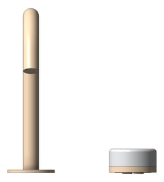 Front Image of MixerSet Basin Nero Serenity Progressive ArcSpout