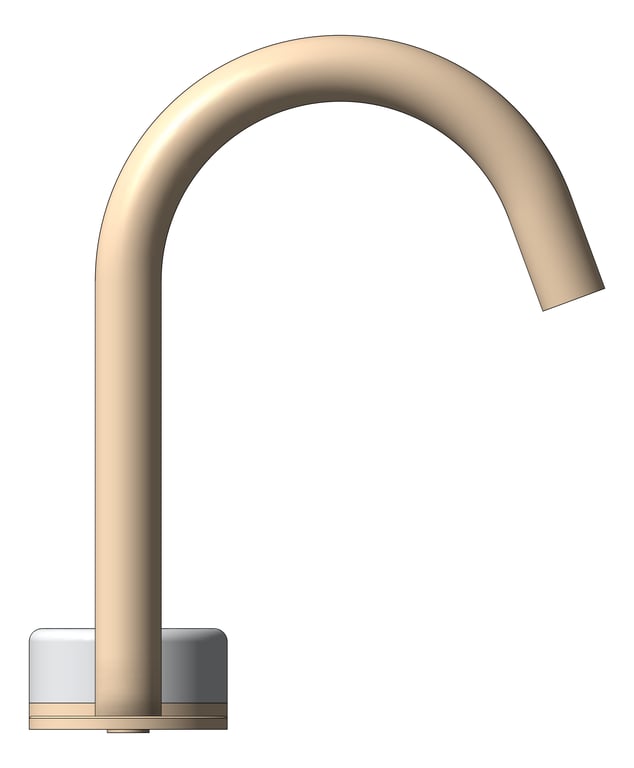 Left Image of MixerSet Basin Nero Serenity Progressive ArcSpout