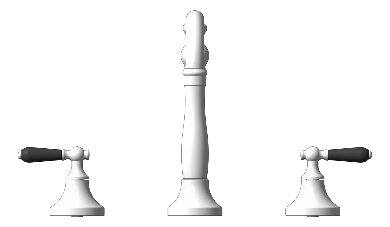 Front Image of MixerSet Basin Nero York