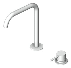 3D Shaded Image of MixerSet BathKitchen Nero Mecca Edge