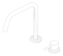 3D Documentation Image of MixerSet BathKitchen Nero Mecca Edge SpoutII