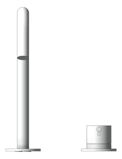 Front Image of MixerSet BathKitchen Nero Mecca Edge SpoutII
