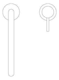 Plan Image of MixerSet BathKitchen Nero Mecca Edge SpoutII