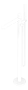 3D Documentation Image of MixerSet Freestanding Nero Pure Bath ShowerHose