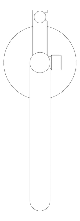 Plan Image of MixerSet Freestanding Nero Pure Bath ShowerHose