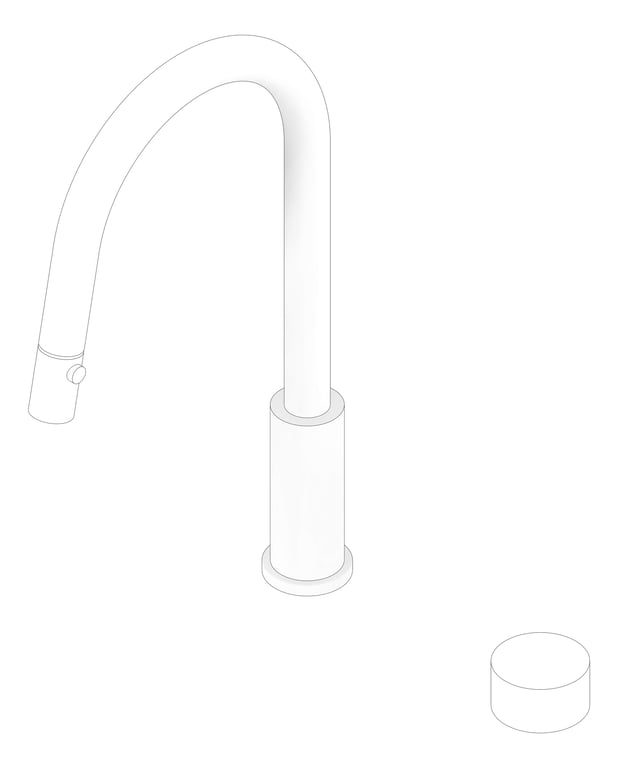 3D Documentation Image of MixerSet Hob Nero KaraProgressive Kitchen PullOut