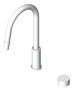 3D Shaded Image of MixerSet Hob Nero KaraProgressive Kitchen PullOut