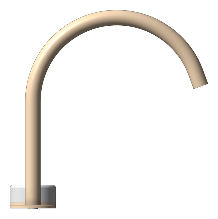 Left Image of MixerSet Hob Nero Serenity Progressive ArcSpout Bath