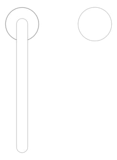 Plan Image of MixerSet Hob Nero Serenity Progressive ArcSpout Bath