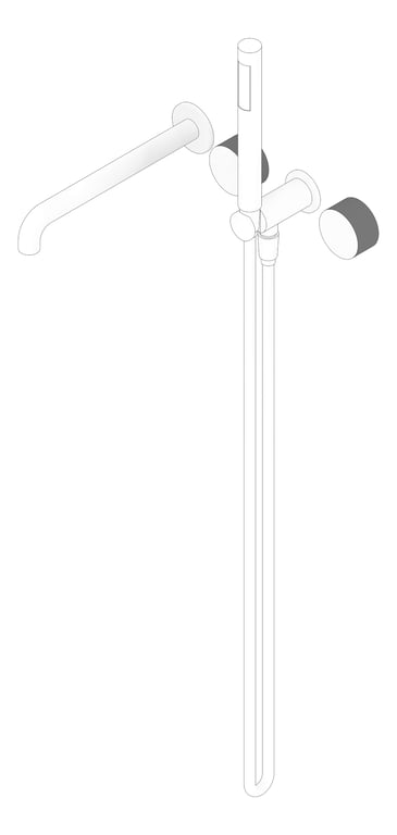 3D Documentation Image of MixerSet Shower Nero Opal Progressive Split