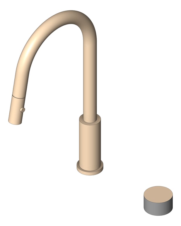 Image of MixerSet Sink Nero Opal Progressive PullOut