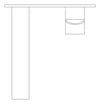 Plan Image of MixerSet Wall Nero Bianca BackPlate