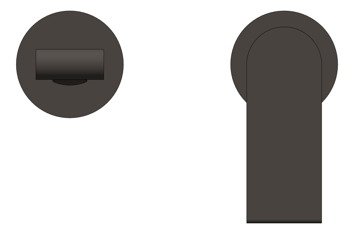 Front Image of MixerSet Wall Nero Bianca