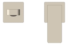 Front Image of MixerSet Wall Nero Celia Basin Bath BackPlate