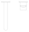 Plan Image of MixerSet Wall Nero DolceII Curved