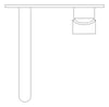 Plan Image of MixerSet Wall Nero Dolce Basin Bath