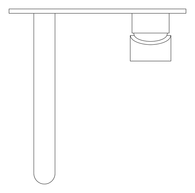 Plan Image of MixerSet Wall Nero Dolce Basin Bath