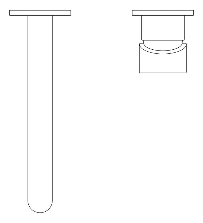 Plan Image of MixerSet Wall Nero Dolce Basin Bath SeparatePlates