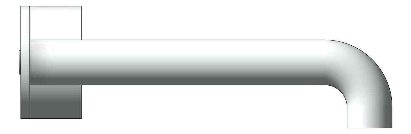 Left Image of MixerSet Wall Nero KaraProgressive Basin Bath