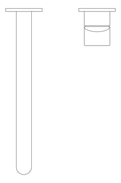 Plan Image of MixerSet Wall Nero Opal Basin Bath SeparatePlates