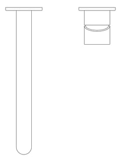 Plan Image of MixerSet Wall Nero Zen Basin Bath