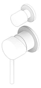 3D Documentation Image of MixerTap Diverter Nero Dolce