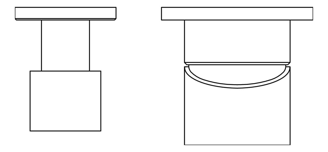 Plan Image of MixerTap Diverter Nero Mecca Horizontal