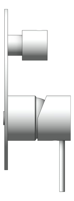 Left Image of MixerTap Diverter Nero Mecca